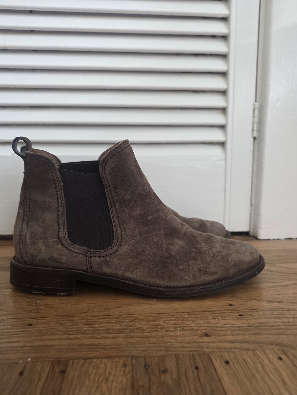 Paul Green Women's Suede Chelsea Booties in Brown